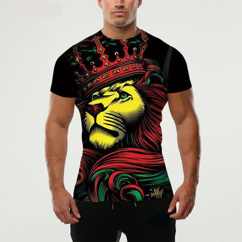 Rasta Lion T-Shirt - Lovers 420