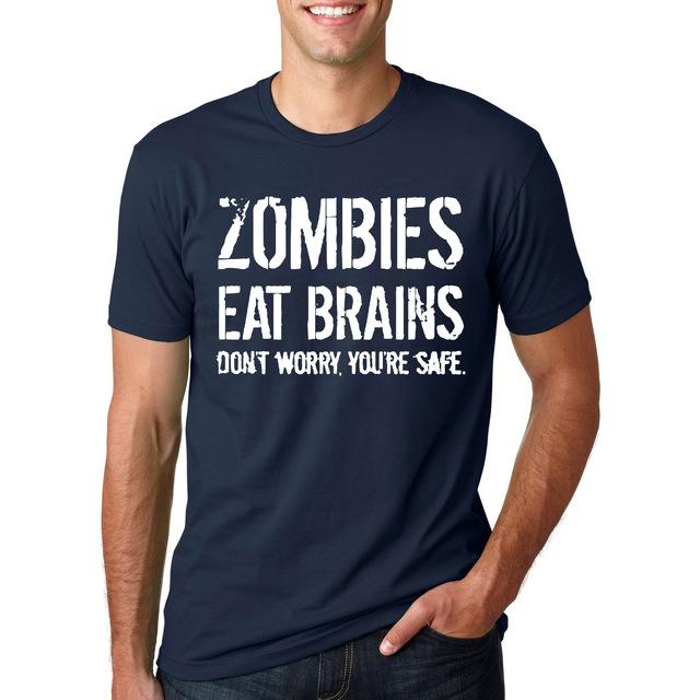 Zombies Eat Brains T-Shirt - Lovers 420