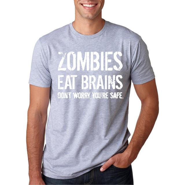 Zombies Eat Brains T-Shirt - Lovers 420