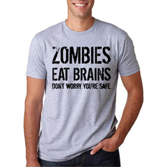 Zombies Eat Brains T-Shirt - Lovers 420