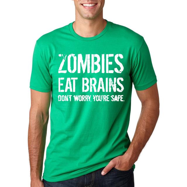Zombies Eat Brains T-Shirt - Lovers 420
