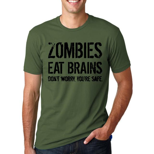 Zombies Eat Brains T-Shirt - Lovers 420