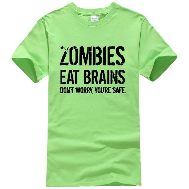 Zombies Eat Brains T-Shirt - Lovers 420