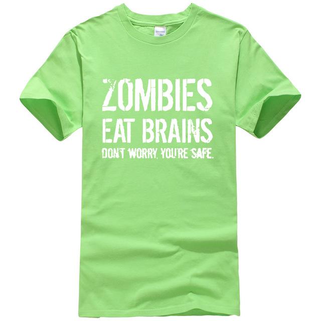 Zombies Eat Brains T-Shirt - Lovers 420