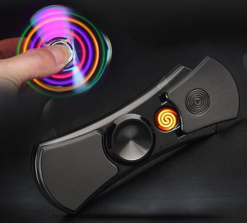 Finger Spinner USB Lighter - Lovers 420